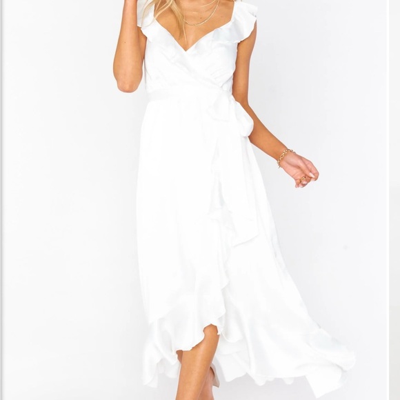Show Me Your MuMu Dresses & Skirts - 🤍HP🤍Show Me Your MuMu White High Low Dress